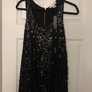 Black Sequin Shirt
